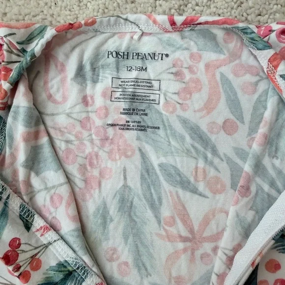 Posh Peanut Holiday Bow Convertible One Piece - Picture 7 of 12